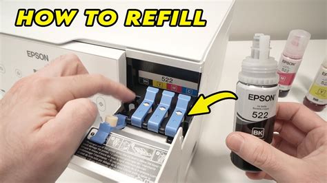 refill epson ink cartridges|How to Refill Ink in an Epson EcoTank Printer .